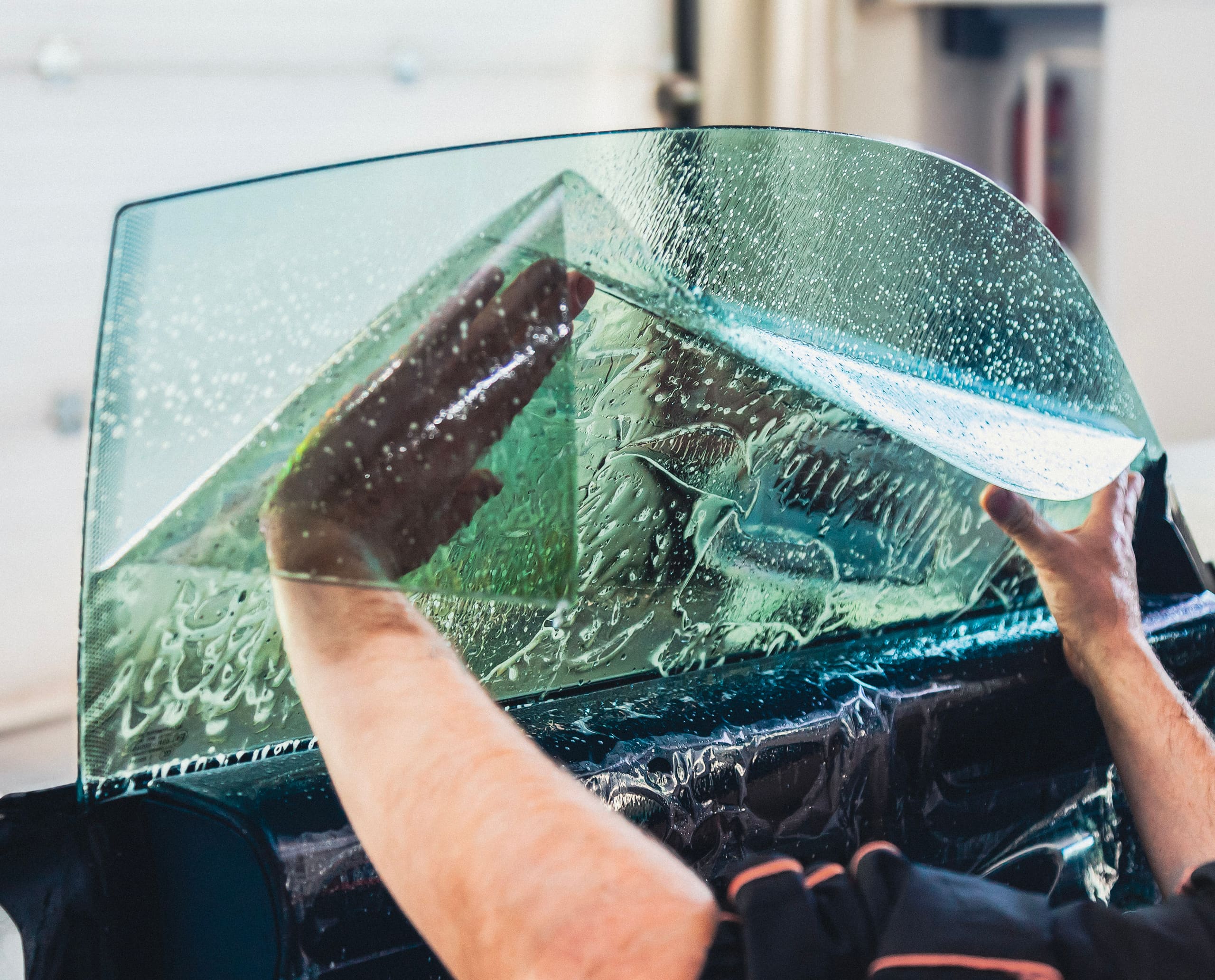 Ceramic window tint application